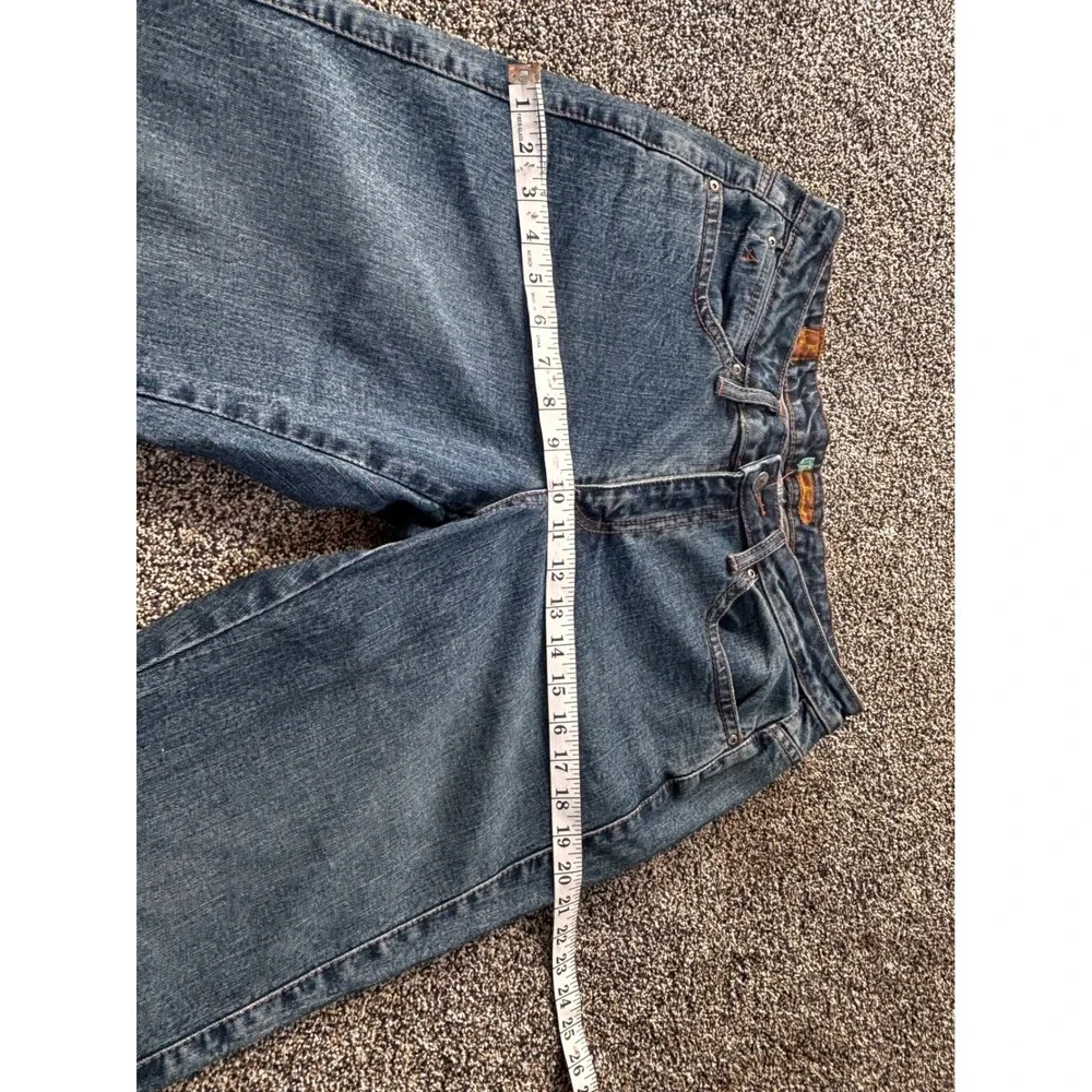 Aura WRANGLER Bootcut vintage Jeans‎ Dark Wash Denim Pockets Women's 10Petite